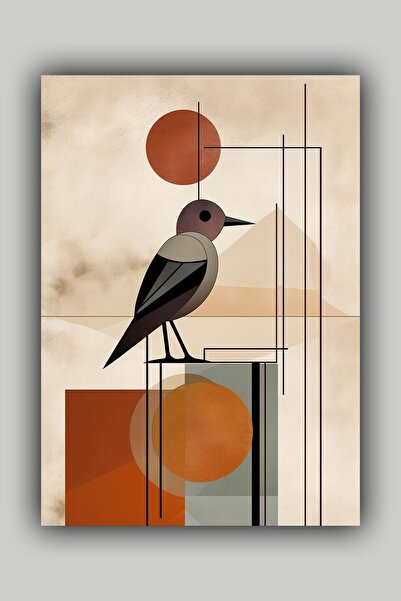 Luna Marissa Αφίσα Bohemian Art Bird Αφίσα τοίχου χωρίς πλαίσιο