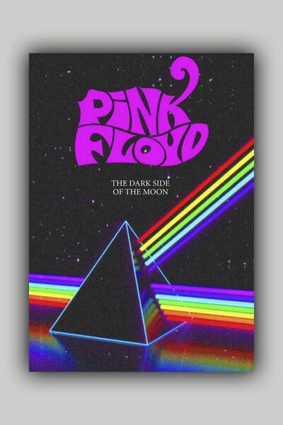Luna Marissa Αφίσα Pink Floyd - Αφίσα τοίχου χωρίς πλαίσιο