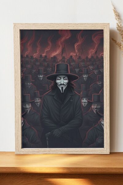 Luna Marissa Αφίσα FanArt V For Vendetta - Αφίσα τοίχου από γυαλιστερό χαρτί ...