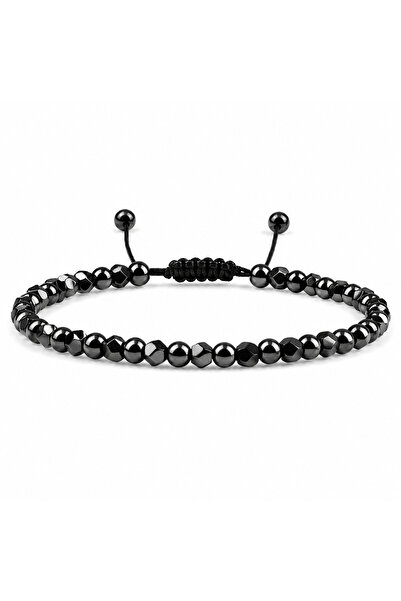 OutfitModa Brățară Masculină Hematite Naturală – Cadou Premium pentru Bărbați