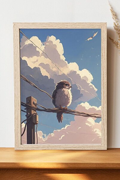 Luna Marissa Αφίσα Bird on a Wire - Χοντρό χαρτί χωρίς πλαίσιο, ψηφιακή διακο...