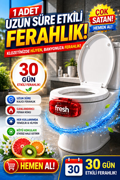 Fresh Products Fresh Clip 2.5 WC Klozet Koku Giderici Kivi & Greyfurt Aromalı...