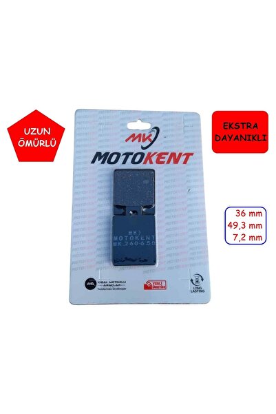 SEVGENT Sym Arka Fren Disk Balatası Fa260 Mtk Fıddle Iıı 200İ Symphony 125-20...