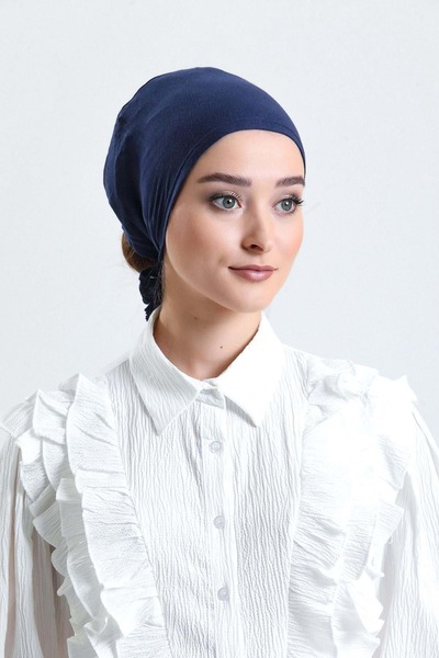 Modario سييان بونيه قطن ممشط - أزرق داكن