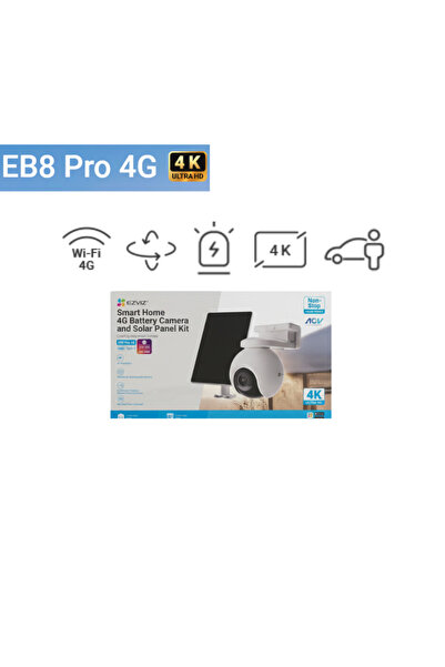 EZVIZ كاميرا EB8 Pro 4G الذكية المزودة ببطارية