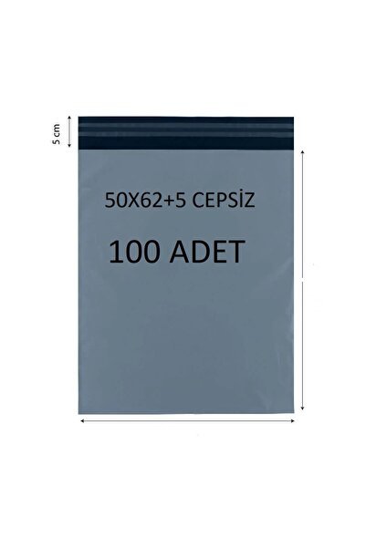CAC PLASTİK 50x62+5 CEPSİZ KARGO POŞETİ 100 LÜ