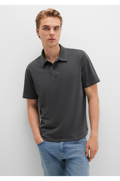 Mavi Anthrazitfarbenes Polo-T-Shirt Regular Fit / Normaler Schnitt 0612940-900