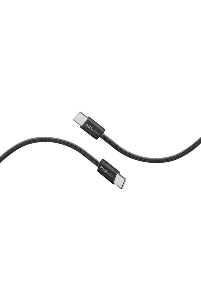 Promate كابل EcoLine-CC120 من USB-C إلى USB-C، بقدرة 60 واط، طول 120 سم، مجدو...