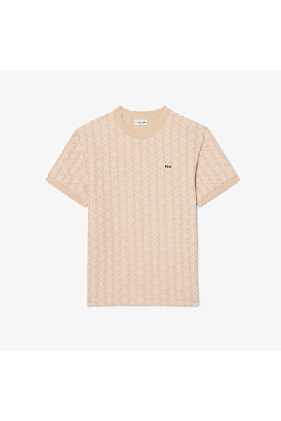 Lacoste تيشيرت قماش جاكار المونوغرام - TH1197-00-8GI