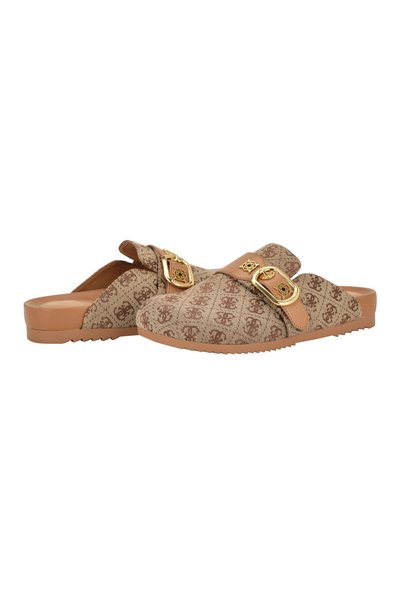 Guess Galavanta Slip On Clog Mule with Buckle Detail