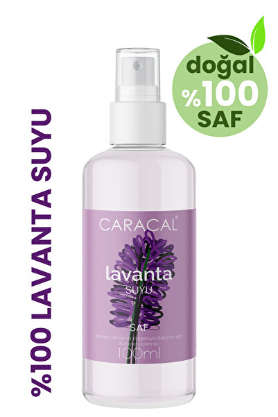 caracal Saf Lavanta Suyu Doğal Cilt Yüz ve Saç Toniği Gözenek Temizleyici Yen...