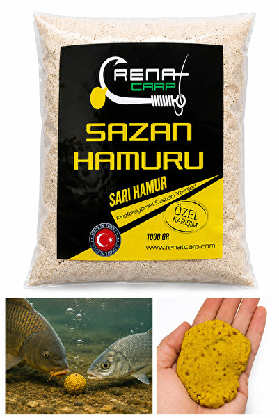RENAT CARP Özel Kokulu Sarı Sazan Hamur Unu 1000 gr