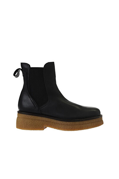 Bueno Shoes حذاء مسطح نسائي من الجلد باللون الأسود 01wv0214