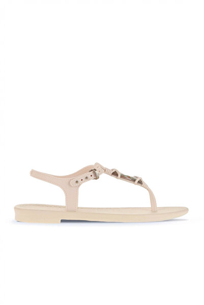 Grendha Sandale Flip Flop pentru femei, albe, Gr Cacau Rustıca 22gr001