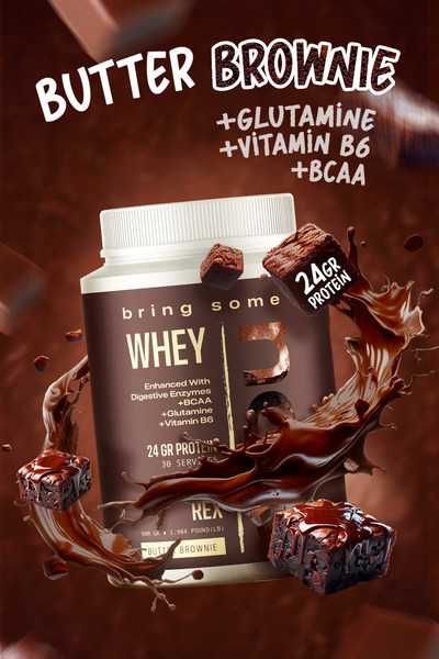 Nois Nutrition Nois Whey "Rex 900" Butter Brownie Flavored 900 Gr