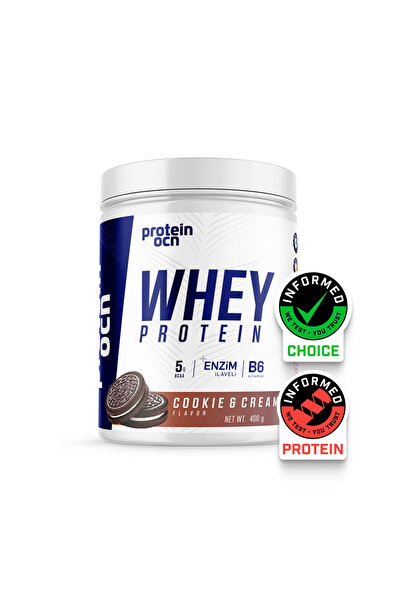 Proteinocean بسكويت وكريمة بروتين مصل الحليب - 400 جم - 16 حصة