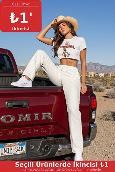 COMBİNE MİCHAİL Pantaloni de damă casual de vară albi in
