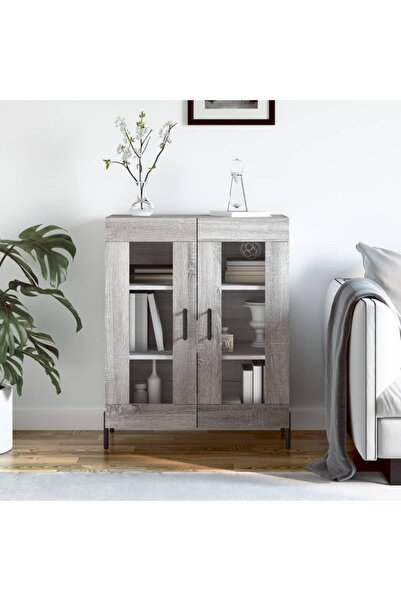 Concept Servantă, gri sonoma, 69,5x34x90 cm, lemn compozit