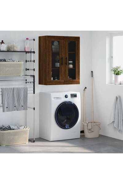 Concept Dulap montat pe perete, stejar maro, 69,5x34x90 cm