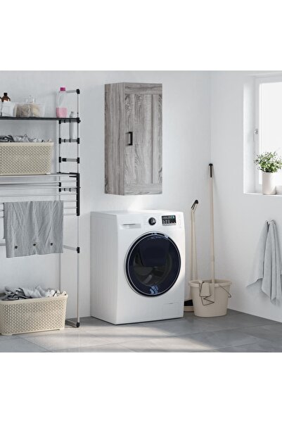 Concept Dulap de perete, gri sonoma, 34,5x34x90 cm, lemn prelucrat