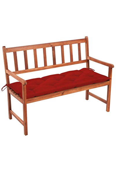 Concept Bancă de grădină cu pernă, 120 cm, lemn masiv de acacia