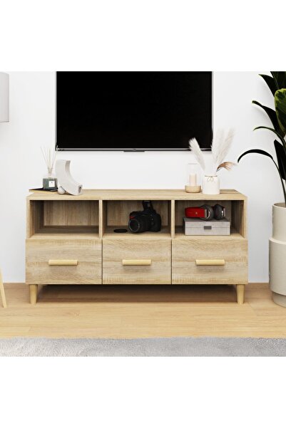 Concept Comodă TV, stejar sonoma, 102x36x50 cm, lemn compozit