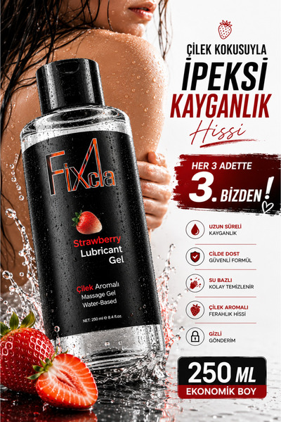 FixCla Kayganlaştırıcı Jel Strawberry 250 ml
