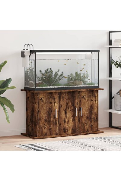 Concept Suport acvariu, stejar afumat, 101x41x58 cm, lemn prelucrat