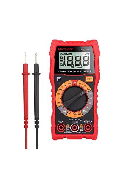 Mayilon HT108L شاشة عرض رقمية احترافية متعددة الوظائف مع إضاءة خلفية، نطاق تل...