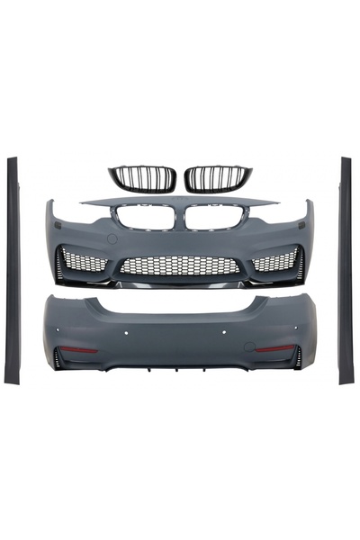 tuningset Kit Exterior cu Grile Centrale compatibil cu BMW Seria 4 F36 Gran C...