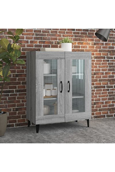 Concept Servantă, gri sonoma, 69,5x34x90 cm, lemn prelucrat