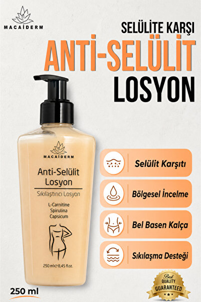 Macaiderm Pürüzsüz Görünüm Vücut Bakım Losyonu 250 ml