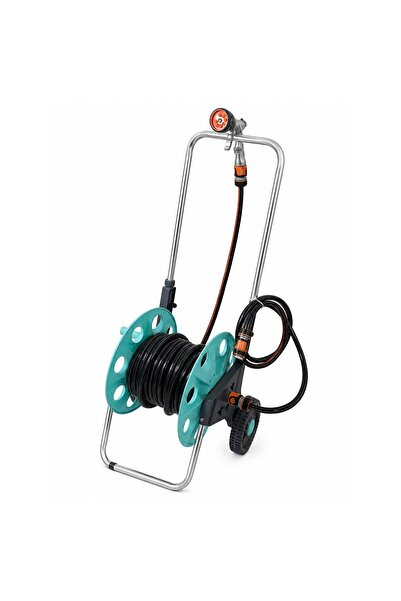 richmann exclusive Furtun cu carucior pentru gradina, pistol de stropit, 1/2"...