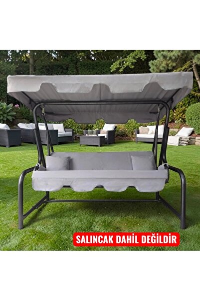 Mor Minder Süngersiz Tenteli Salıncak Kumaş Seti 3kişilik 164x47 Cm SÜNGERSİZ...