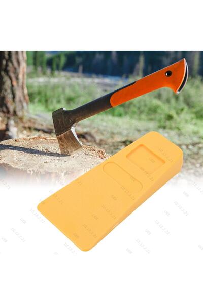 Choice Spiked Tree Felling Wedges Plastic Log Splitting Spiked Wedge Portable...