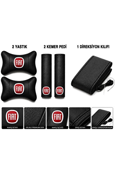 mutlu oto Fiat Albea Premium KONFOR SETİ YASTIK-KEMER-KILIF