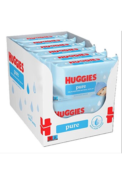 Huggies Șervețele umede Pure, pachete de 12 x 56, 672 bucăți