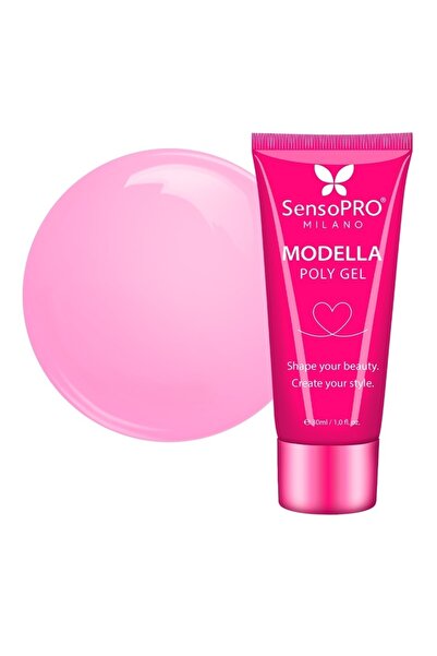 SensoPRO Milano Polygel MODELLA - Roz moale, 30ml