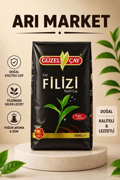 Güzel Çay Siyah Filiz 1000 gr Dökme Çay (HEDİYELİ )