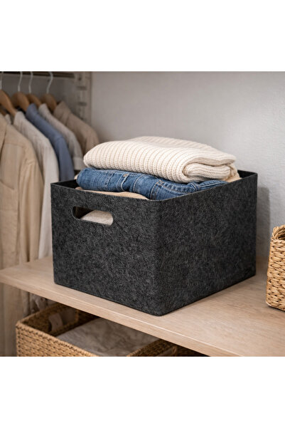 Less Home Keçe Çok Amaçlı Raf Düzenleyici - Maxi Gri