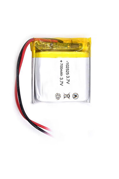 Efcell Lityum Polimer Pil 3.7V 700mAh Çok Amaçlı Batarya 102525