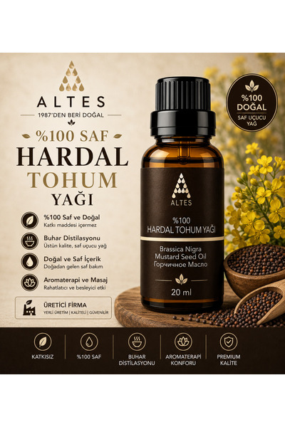 altes 100% Pure Mustard Seed Oil / Mustard Seed Oil / Cold Pressed Ym24Hrd0101