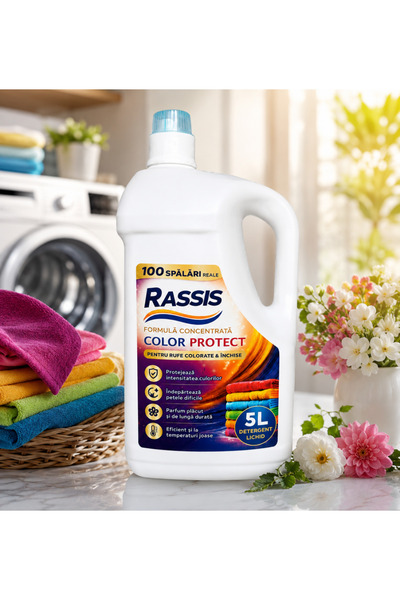 RASSIS Detergent lichid,formulă concentrată, pentru rufe colorate și închise,...