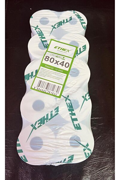 Düzey 80x40 100 Adet Termal Rulo Adisyon Pos Rulo Kağıdı