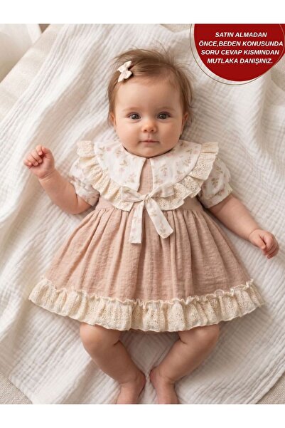 aysskids Nia Vintage Bohemian Scallop Lace Holiday Special Occasion Baby Girl...