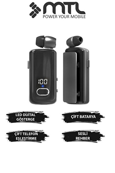 MTL Makaralı Bluetooth Kulaklık Digital Göstergeli Çift Telefon Destekli MT983