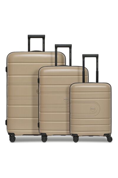 REDOLZ Essentials 11 4 Rollen Kofferset 3-teilig mit Dehnfalte
