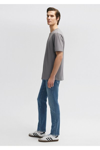 Mavi Gray Stretch Basic T-Shirt - Loose Fit0610136-80618