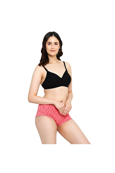 RAJNI Women Girl Soft Cotton Padded Bra Seamless Stretch Breathable Wireless ...