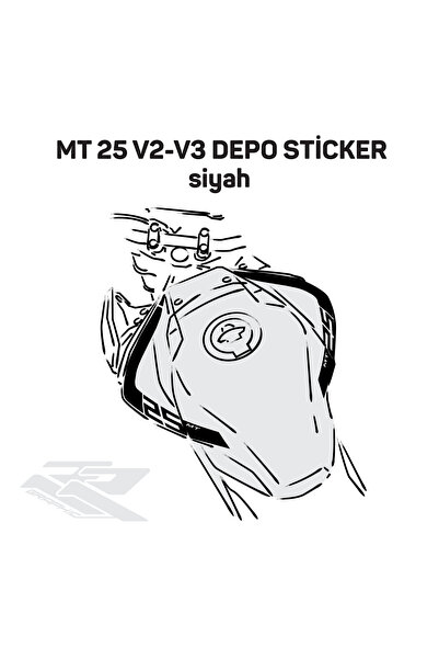 RR Graphic YAMAHA MT 25 V1-V2 DEPO STİCKER